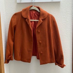 EUC VINTAGE | Orange coat